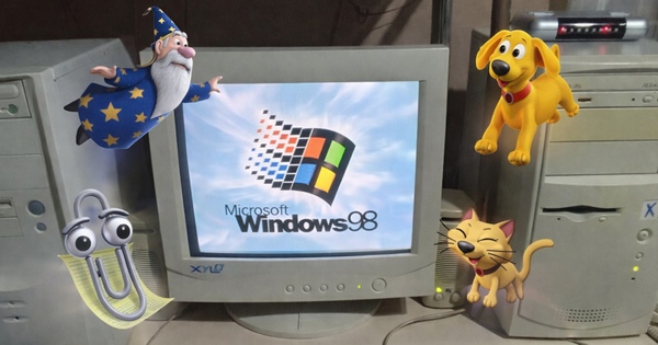 Thấy hình 4 nhân vật này, dân 8x, 9x giật mình nhớ về những “phòng tin”, máy tính Windows 98 từ gần 30 năm trước