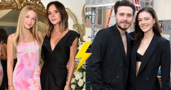 Cô út Harper Beckham lộ diện, có động thái nghi 