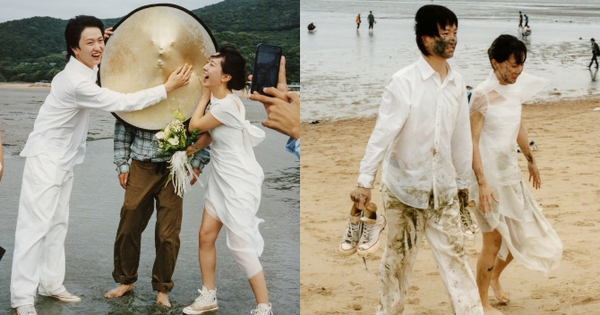 Hot nhất ngày: Ca sĩ 9X kết hôn tung ảnh cưới lạ đời mặt lấm lem bùn, sao nam số 1 showbiz vội chúc mừng
