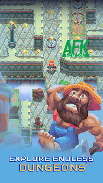 Chạy trốn khỏi một con rồng cổ xưa trong khi tìm kiếm kho báu tại game Galaxymus Dungeons