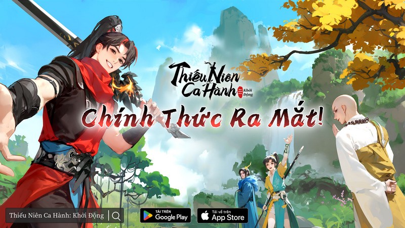 Tựa game mobile “Thiếu Niên Ca Hành” chính thức ra mắt song nền tảng hôm nay!