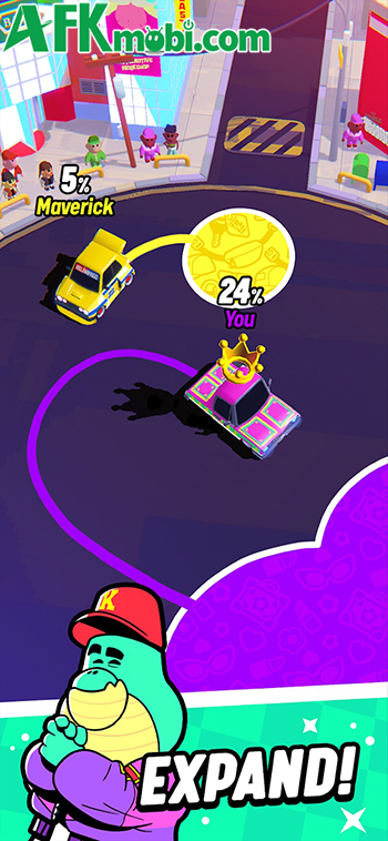 Cạnh tranh trong việc lái xe sơn đấu trường tại game Trailz – PVP Driving Arena