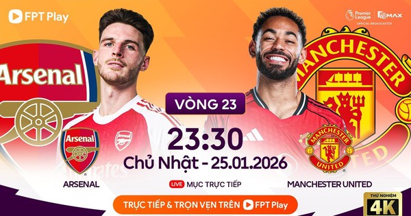 Link xem trực tiếp trận MU - Arsenal tối nay