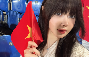 Cận cảnh nhan sắc của hot girl cổ vũ U23 Việt Nam đang hot nhất trên MXH