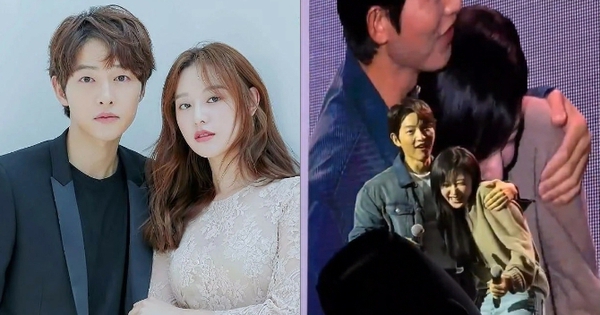 Song Joong Ki ôm sát rạt khiến Kim Ji Won rúm ró