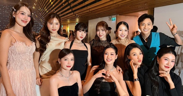 Nửa showbiz đến chúc phúc Chế Nguyễn Quỳnh Châu: Hoà Minzy nổi bần bật trong váy xuyên thấu, Ngô Kiến Huy - Khổng Tú Quỳnh đụng mặt