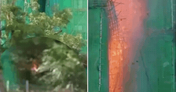 Video cho thấy toàn bộ tòa nhà Hong Kong (Trung Quốc) chìm trong biển lửa chỉ trong vòng 10 phút: Quá nhanh, quá kinh hoàng