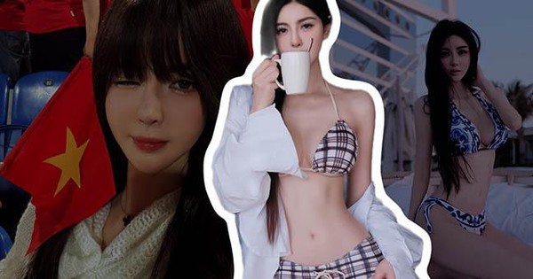 Hot girl xuất hiện trong trận U23 Việt Nam - Hàn Quốc khiến cộng đồng mạng ngỡ ngàng
