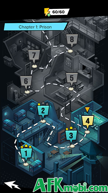 Chiến đấu bằng cách xếp khối match-3 vô cùng đơn giản trong game Total Glitch