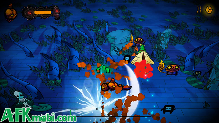 Chiến đấu sinh tồn trước các đợt sinh vật đột biến với game What The Creature: Survivor