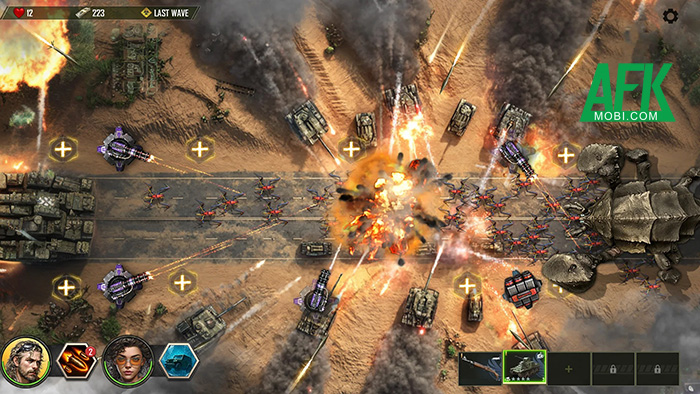 Phòng thủ trước các đợt sinh vật ngoài hành tinh tại game Legend TD: Epic Tower Defense