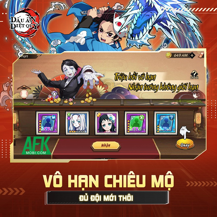 Dấu Ấn Diệt Quỷ game đấu tướng lấy chủ đề Demon Slayer sắp ra mắt tại Việt Nam