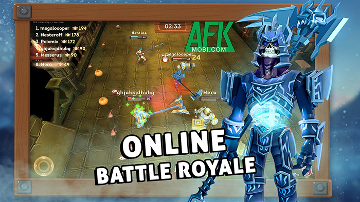 Chiến đấu bằng cách xoay vũ khí cận chiến trong game Slash Arena: PVP Battle Royale