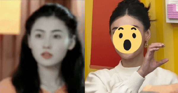 Trương Bá Chi đang làm gì với gương mặt của mình vậy?