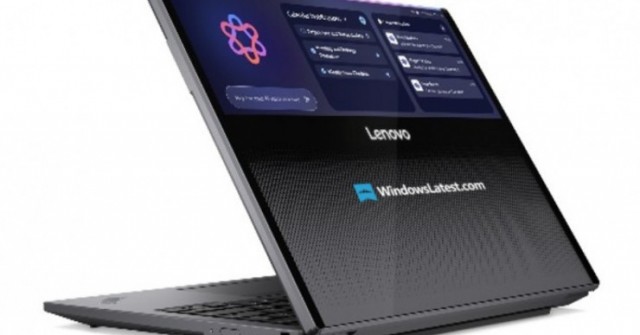Lenovo ra mắt laptop độc đáo với màn hình cuộn ra ngoài