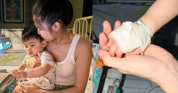 Sao Vbiz bất an vì con 2 ngày 2 đêm không ngủ, liên tục nôn ói