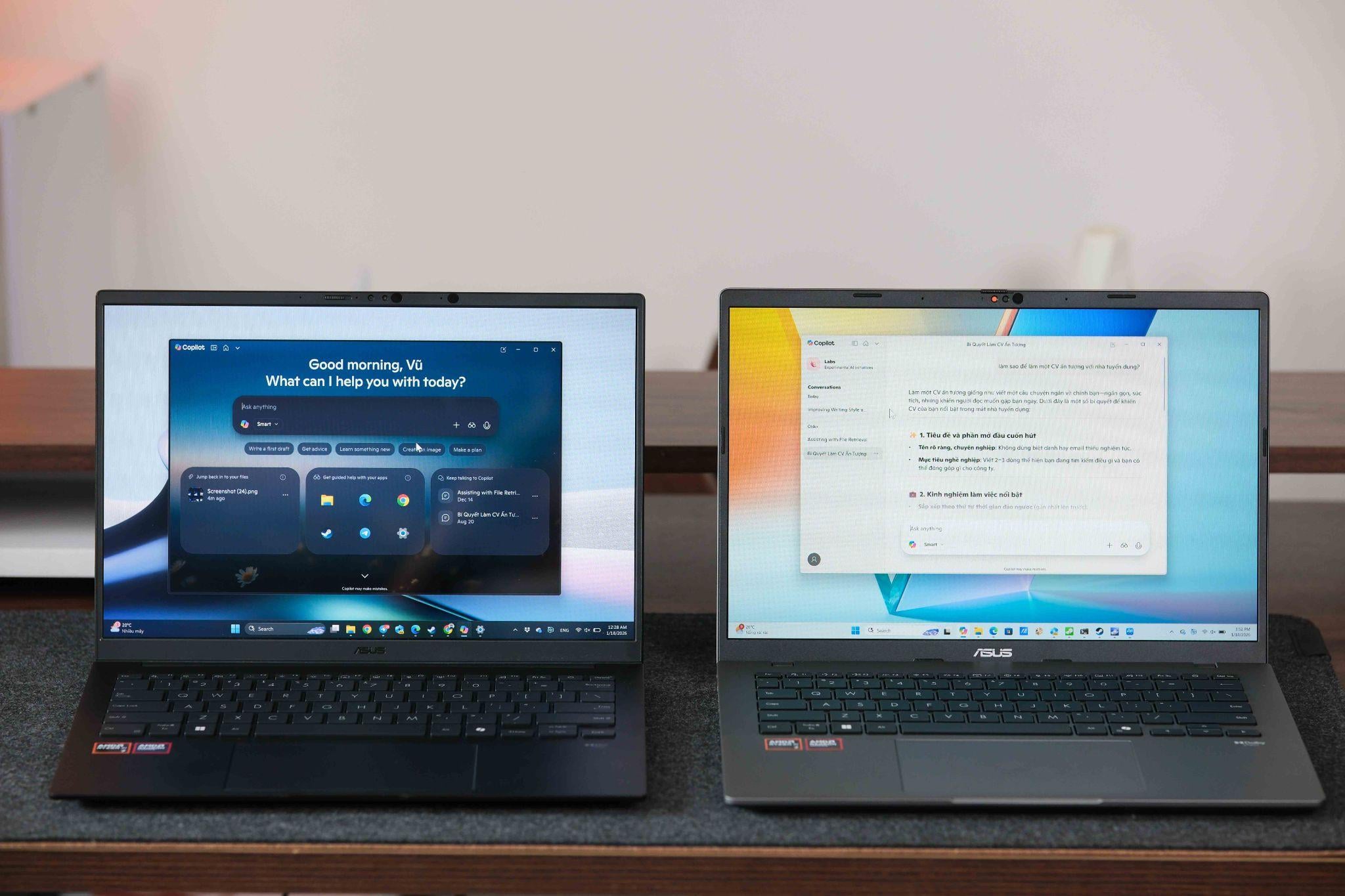 Đánh Giá ASUS Zenbook 14 (UM3406GA) Và ASUS Vivobook S14 (M3407GA): Mỏng Nhẹ, Pin Lâu
