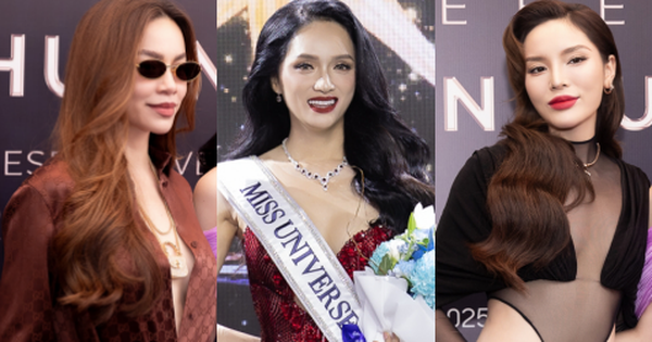 Hương Giang bật khóc nhận sash tại họp báo Miss Universe Vietnam, Hồ Ngọc Hà - Chi Pu và nửa showbiz ủng hộ hết mình