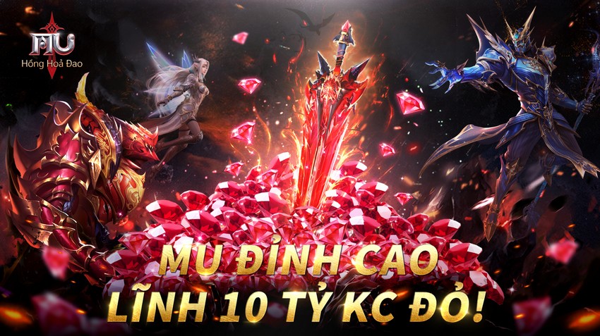Kiệt tác MU: Hồng Hoả Đao tung sự kiện trị giá lên đến 100 triệu đồng cùng hàng chục tỷ Hồng Kim Cương chỉ trong một lần đăng nhập