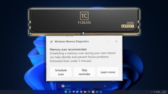 Microsoft Giới Thiệu Tính Năng Chẩn Đoán Bộ Nhớ Chủ Động Mới trên Windows 11