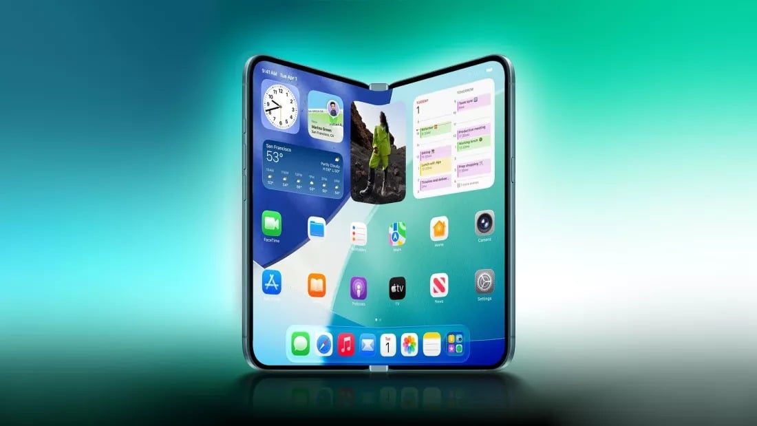 Apple sắp ra mắt iPhone Fold: Màn hình gập “không nếp nhăn”, giá từ 2.000 USD