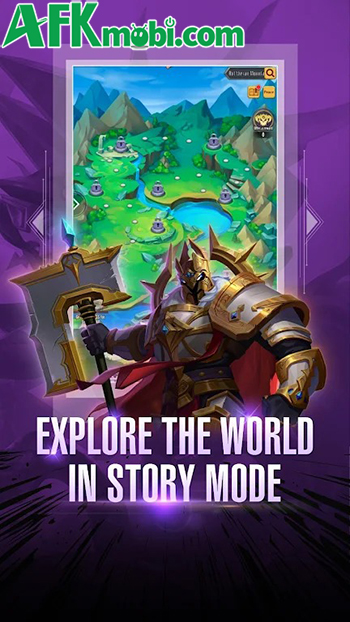 Siberium game đấu tướng rảnh tay màn hình dọc lấy chủ đề fantasy phương Tây