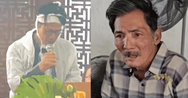 Con trai nghẹn ngào tại lễ kỳ siêu NS Thương Tín: 