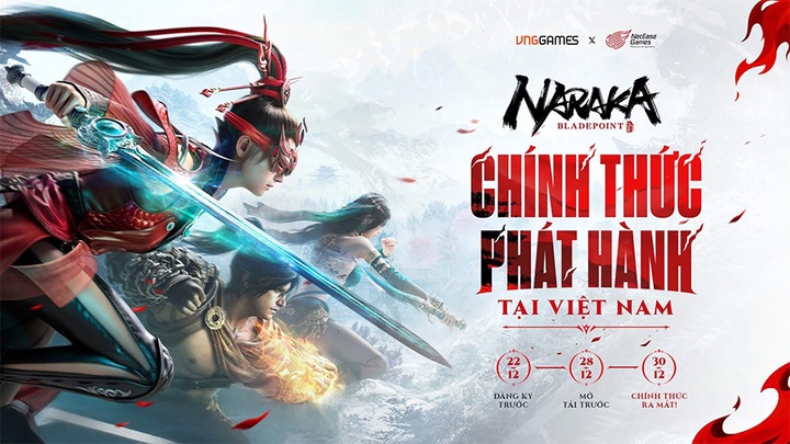 NARAKA: Bladepoint chính thức ra mắt được phát hành tại Việt Nam vào 30/12