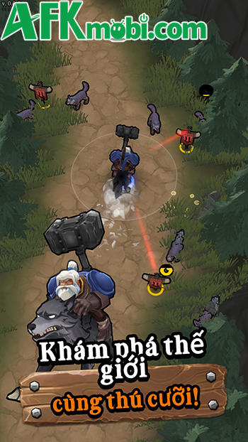 Bắt đầu cuộc hành trình chiến đấu, khám phá thế giới trong game Rumble Raiders