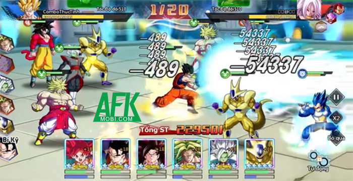 Combo Thức Tỉnh thêm game di động lấy đề tài Dragon Ball cập bến Việt Nam