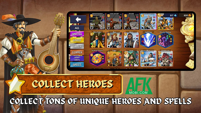Kiểm soát bàn cờ để giành chiến thắng trong game chiến thuật Guild Adventures: BATTLES
