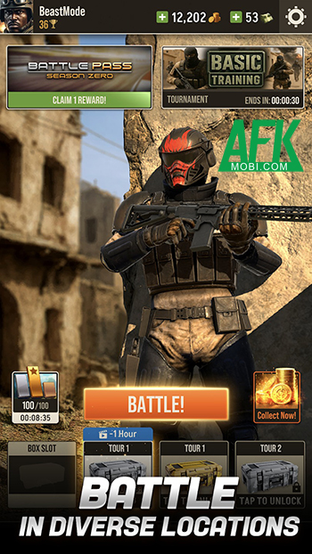 So tài bắn tỉa trong game hành động bắn súng Sniper Battle: 3D War Shooter