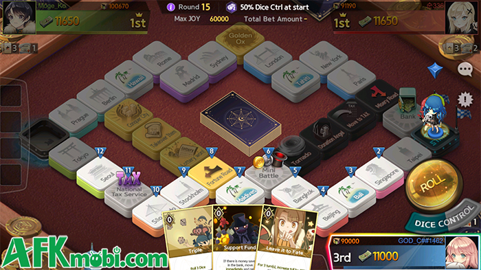 Game of Dice: Re Roll với sự kết hợp giữa tung xúc xắc với yếu tố sử dụng thẻ bài