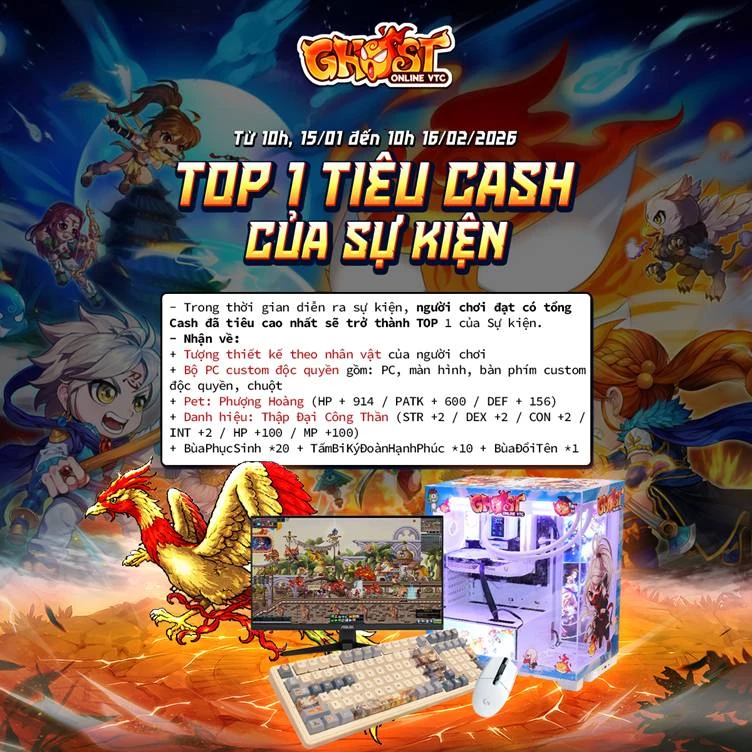 Ghost Online PC mở server - Hành trình săn quỷ huyền thoại đã trở lại Ghost Online PC mở server - Hành trình săn quỷ huyền thoại đã trở lại
