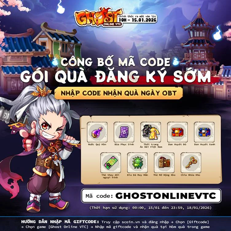 Ghost Online PC mở server - Hành trình săn quỷ huyền thoại đã trở lại Ghost Online PC mở server - Hành trình săn quỷ huyền thoại đã trở lại