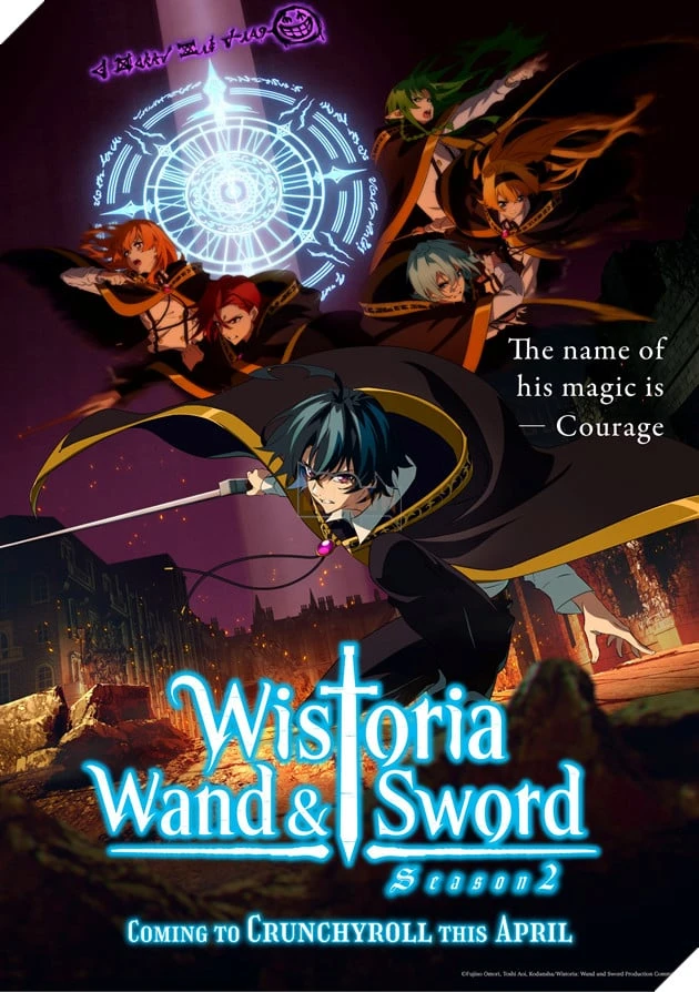 Wistoria: Wand and Sword Season 2 tung trailer và visual, lên sóng tháng 4 năm 2026 Wistoria: Wand and Sword Season 2 tung trailer và visual, lên sóng tháng 4 năm 2026